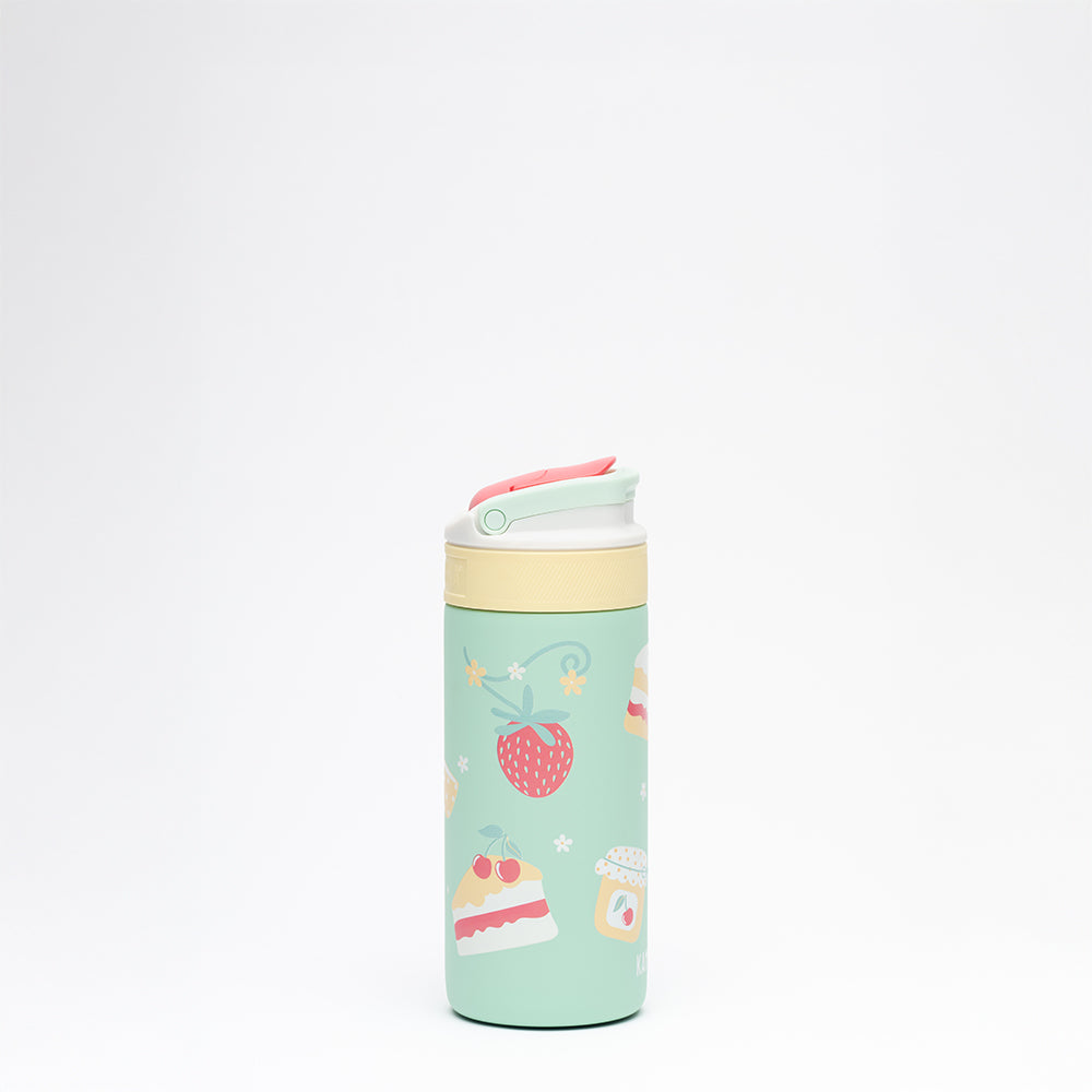 Profil de la Lagoon Insulated 400 ml Picnic Party : fraise fleurie, gâteau aux cerises et pot de confiture