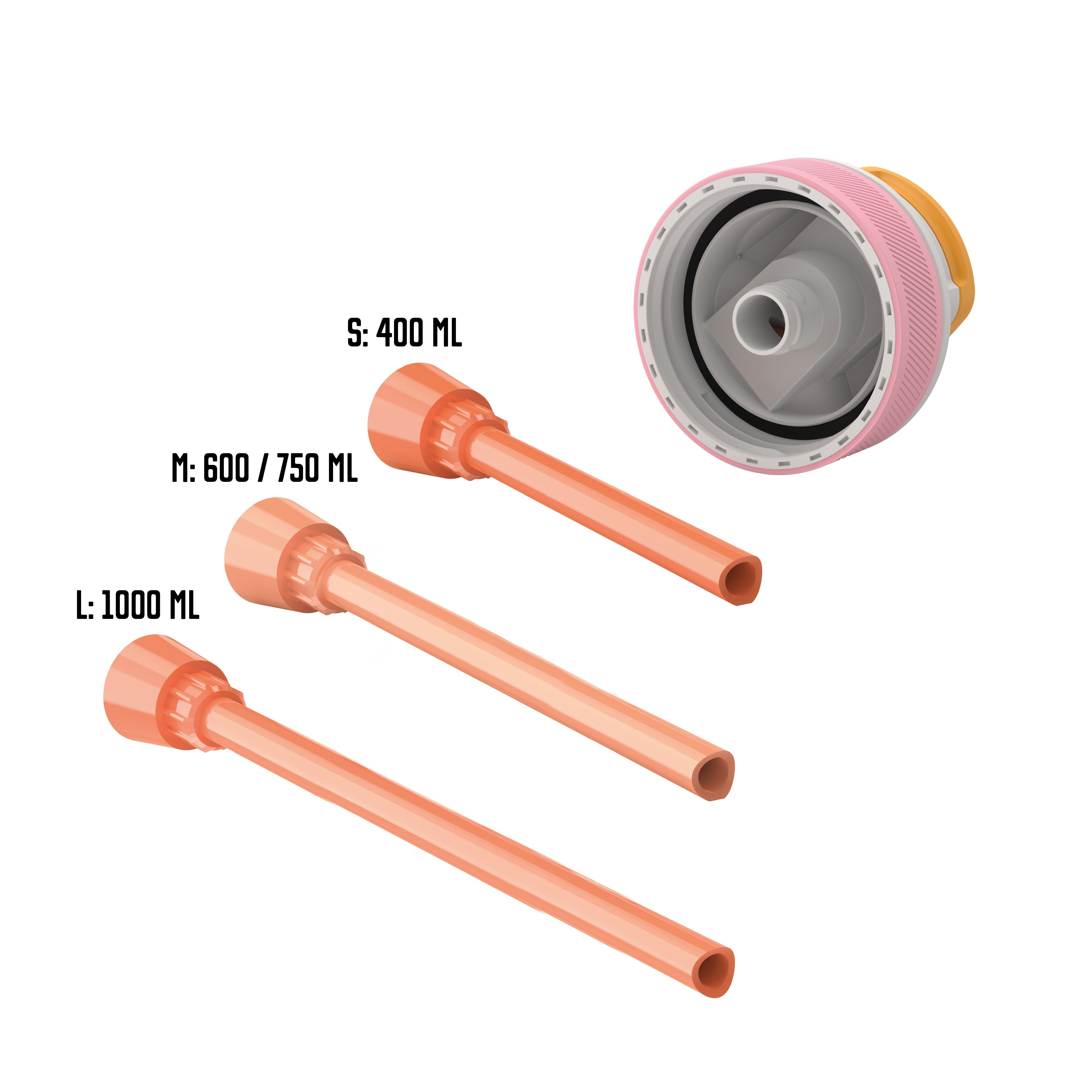 Ensemble de pailles avec Couvercle