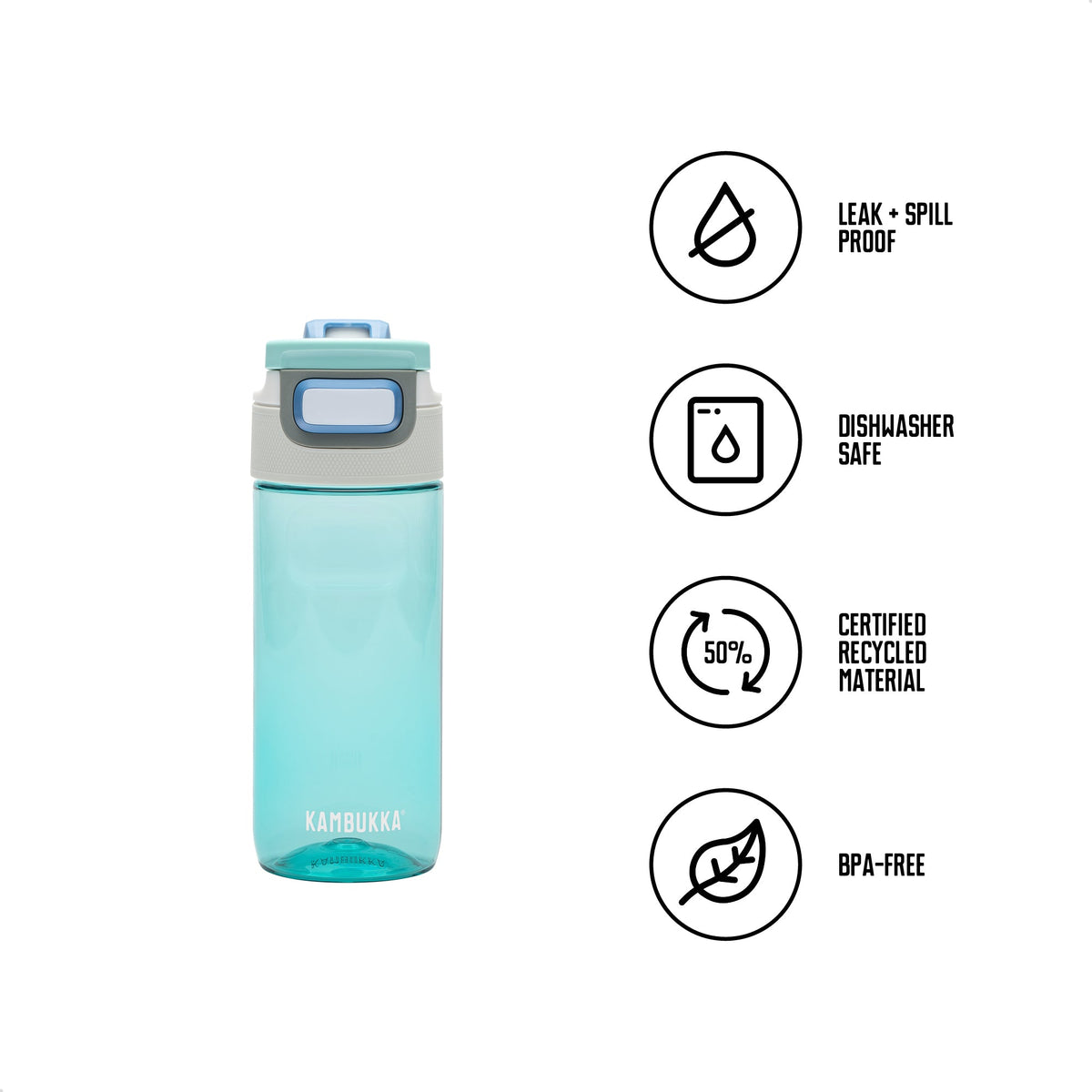 Elton 500ml Ice Green , Gourde , Kambukka
