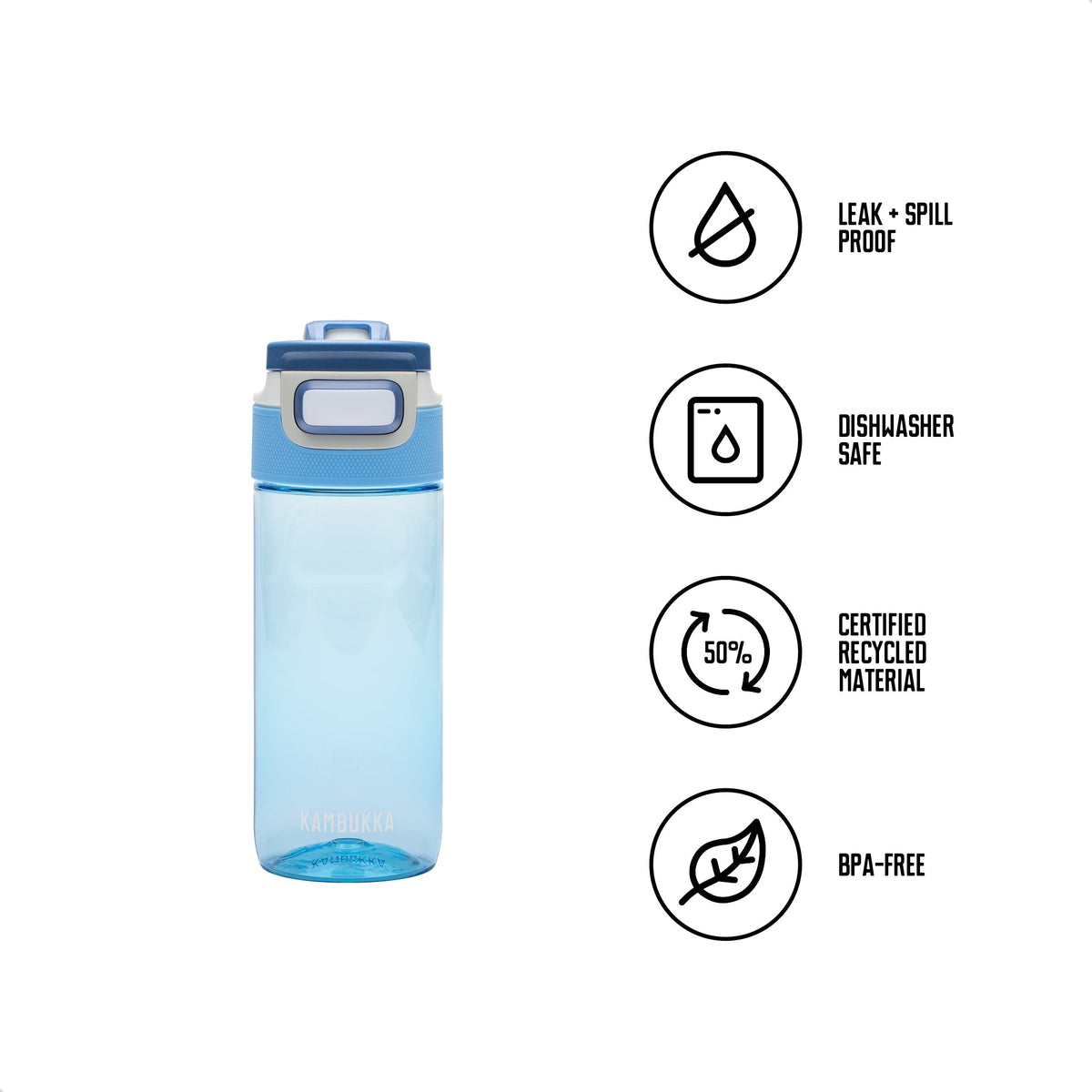Elton 500ml Tropical Blue , Gourde , Kambukka