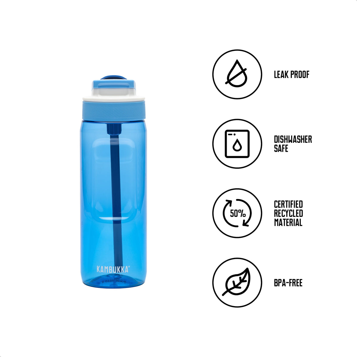 Lagoon 750 ml Crisp Blue , Gourde , Kambukka